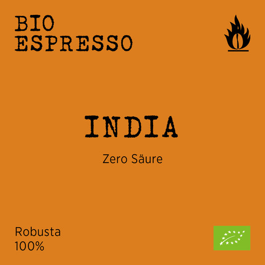 Bio Espresso sortenrein India